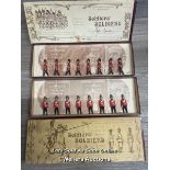 TWO BOXED SETS OF MODEL SOLDIERS DESIGNED BY ANDREW ROSE & JOHN TUNSTILL, FUSILIER REGTS. 1880 -