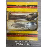 *TWO BOXED SETS OF JAMES RYALS & CO SPOONS