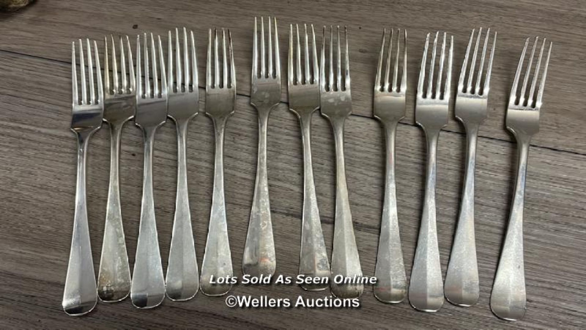 ASSORTED CONTINTENTAL & STERLING SILVER AND SILVER PLATE CUTLERY, PRE - WAR, TOTAL WEIGHT 65 TROY OZ - Image 6 of 27