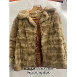 VINTAGE ASTRAKA FUR JACKET SIZE S