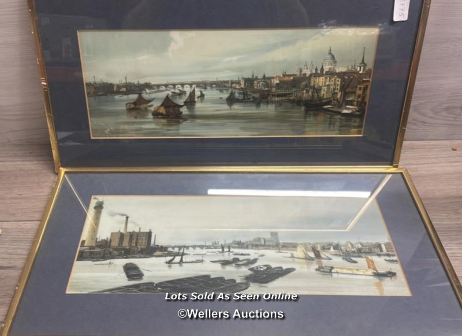 TWO THOMAS SHOTTER PRINTS, 44 X 17CM