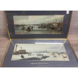 TWO THOMAS SHOTTER PRINTS, 44 X 17CM