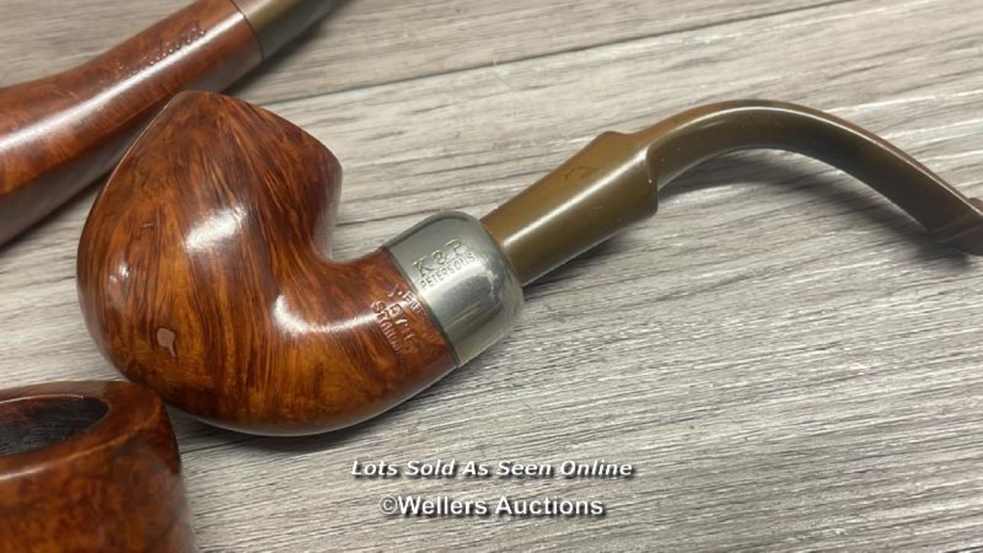 *FOUR SMOKING PIPES INCLUDING PETERSONS & HARDCASTLE - Image 4 of 5