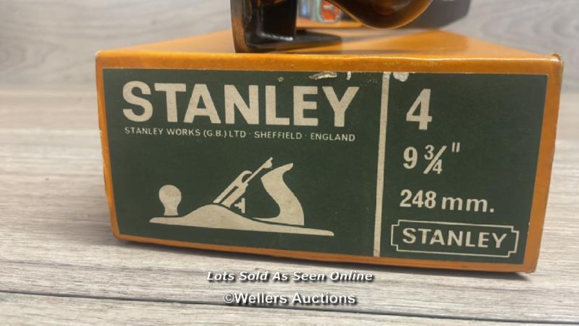 STANLEY NO.4 PLANE IN ORIGINAL BOX, VERY GOOD CONDITION - Image 5 of 5