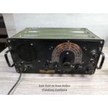 *WW2 BRITISH MILITARY RADIO COMMUNICATION RECEIVER, PYE A. 27718 P.C.R