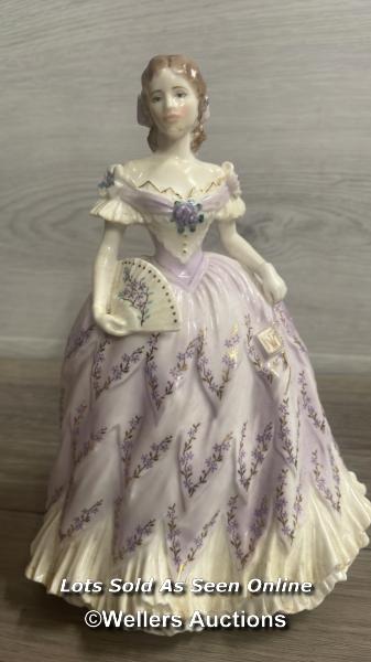 FOUR ROYAL WORCESTER FIGURINES - SOPHIE, THE LAST WALTZ, KEEPSAKE AND MIDSUMMER WALTZ - Image 4 of 9