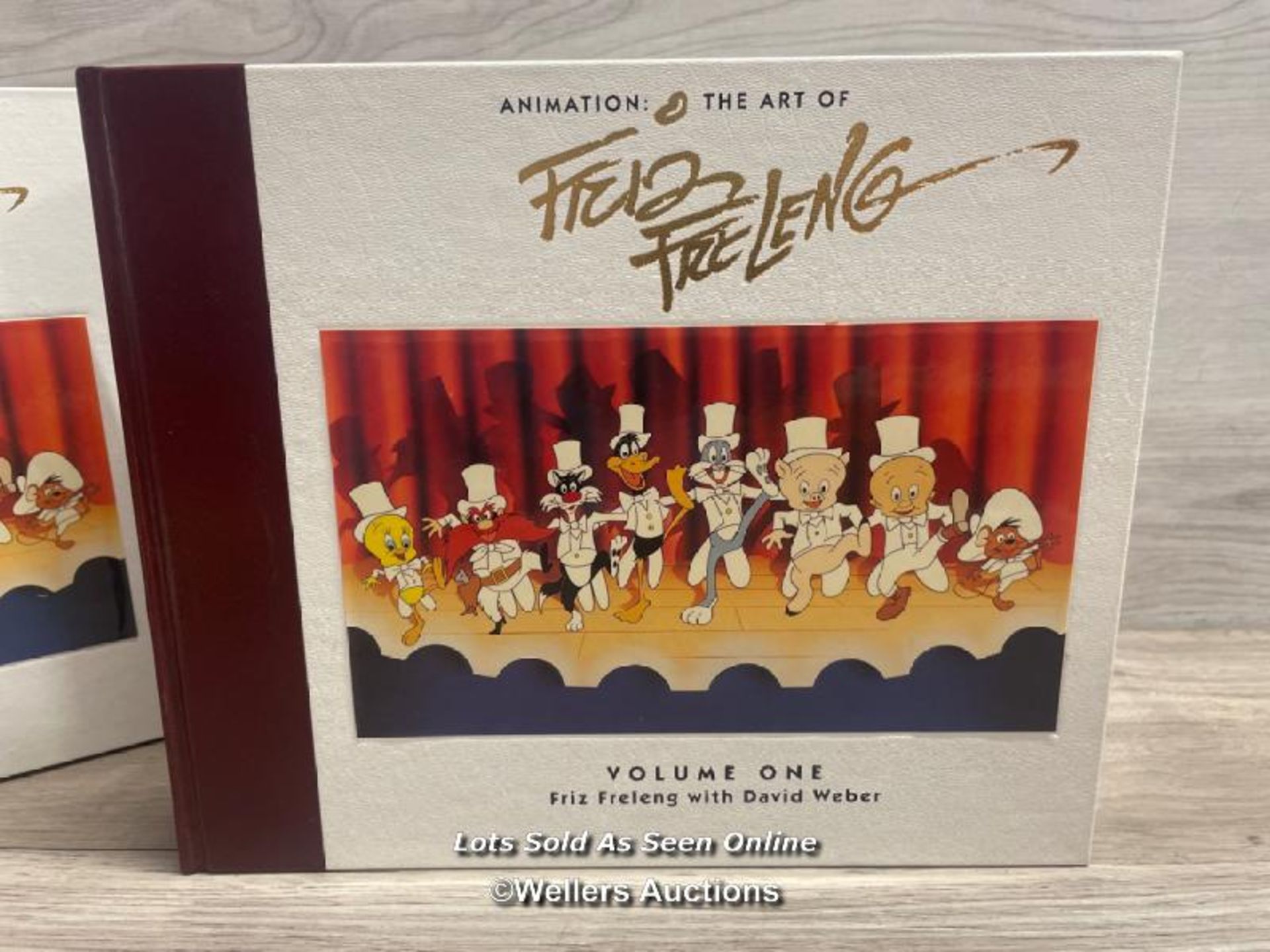 THE ANIMATION ART OF FRITZ FRELENG VOLUME ONE, LIMITED EDITION BOOK NO. 3697 / 4000, SIGNED