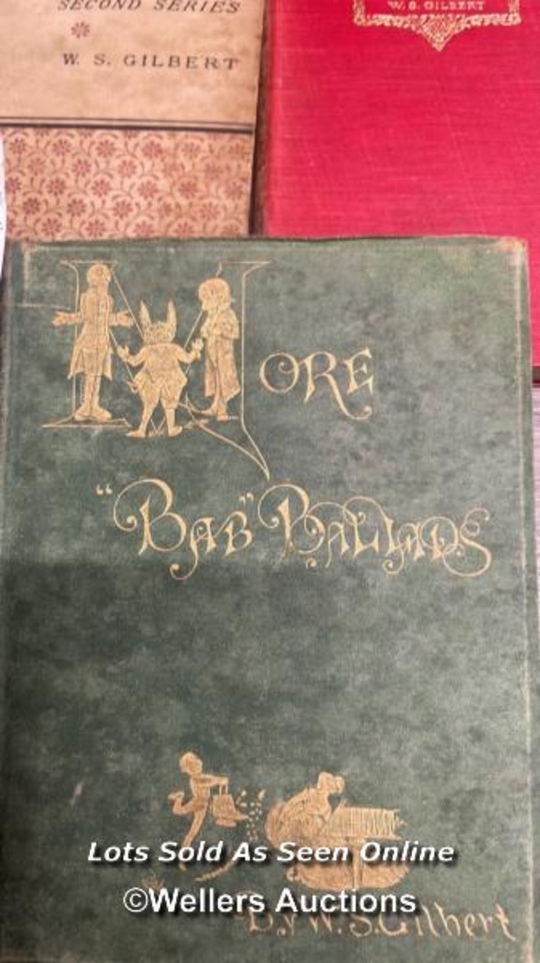 ASSORTED OLD BOOKS INCLUDING THE BAB BALLADS BY W.S. GILBERT 1902 - Bild 2 aus 6