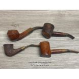 *FOUR SMOKING PIPES INCLUDING ROPP & HARDCASTLE