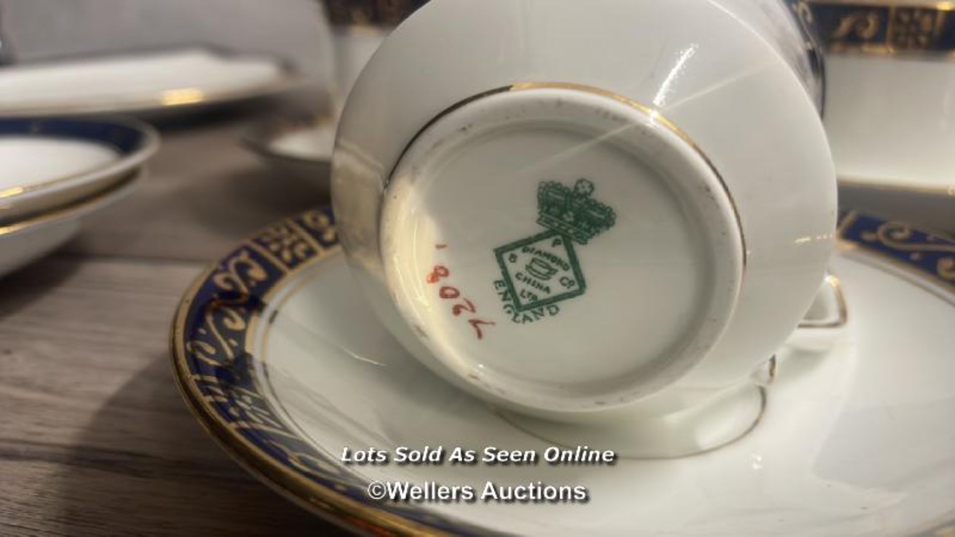 PART DIAMOND CHINA PART TEA SERVICE WITH A PART FRANCONIA TEA SERVICE (35) - Image 3 of 6