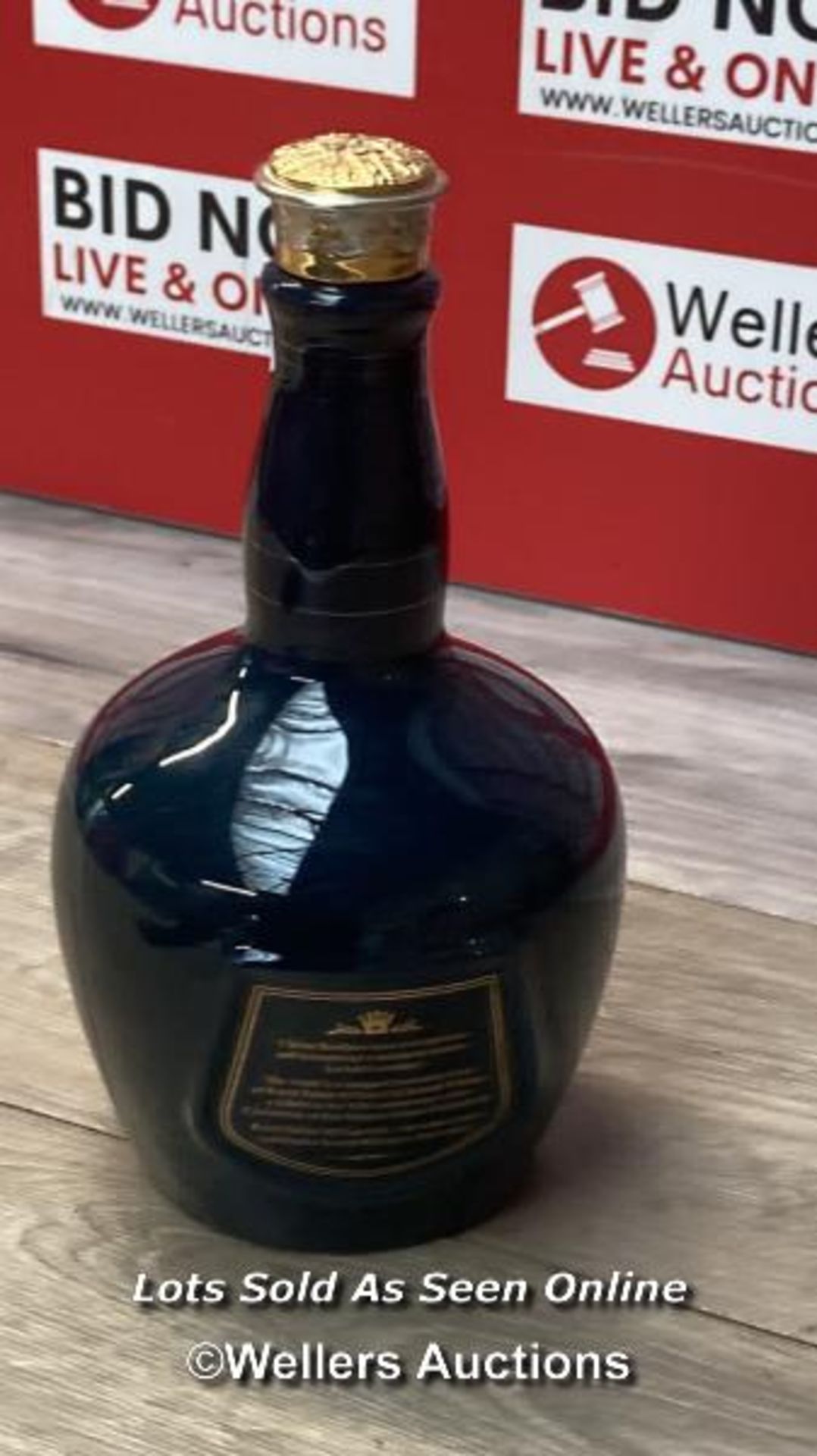 *CORONATION CASK WADE PROTOTYPE CHIVAS ROYAL SALUTE 50 YEARS OLD BOTTLE DECANTER - Image 4 of 4