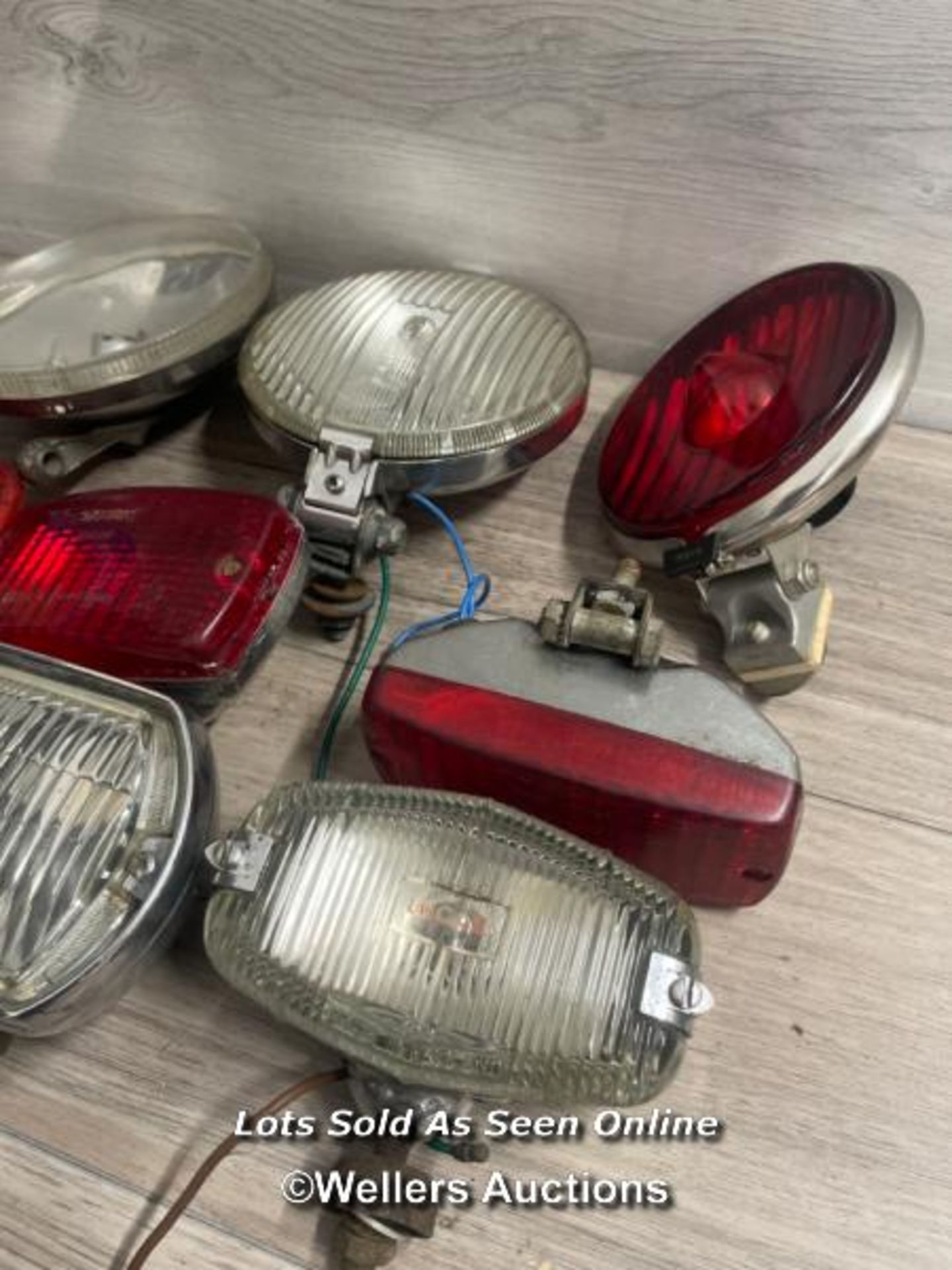 VINTAGE AUTOMOTIVE - EIGHT ASSORTED LIGHTS INCLUDING LUCAS, HELLIER AND STARLUX - Image 3 of 3