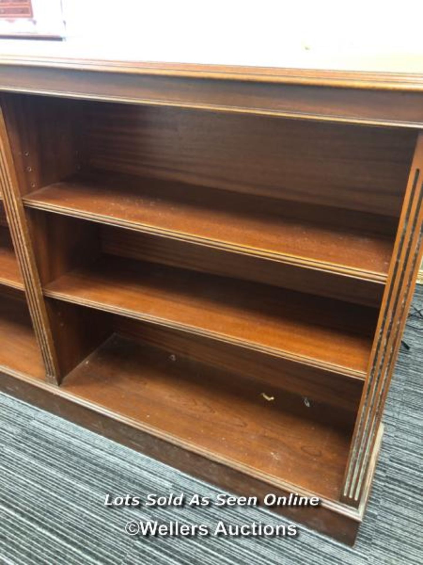 MID-RISE BOOKCASE WITH SIX SHELVES / COLLECTION LOCATION: GODALMING (GU6), FULL ADDRESS AND CONTACT - Image 4 of 4