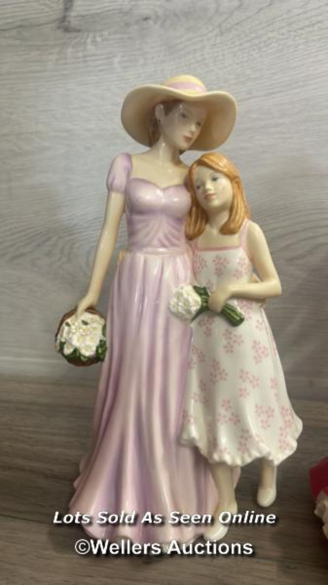 FOUR ROYAL DOULTON FIGURINES - TOGETHERNESS, SWEET ROMANCE, LOVING TOUCH AND CHRISTMAS DAY - Image 2 of 9