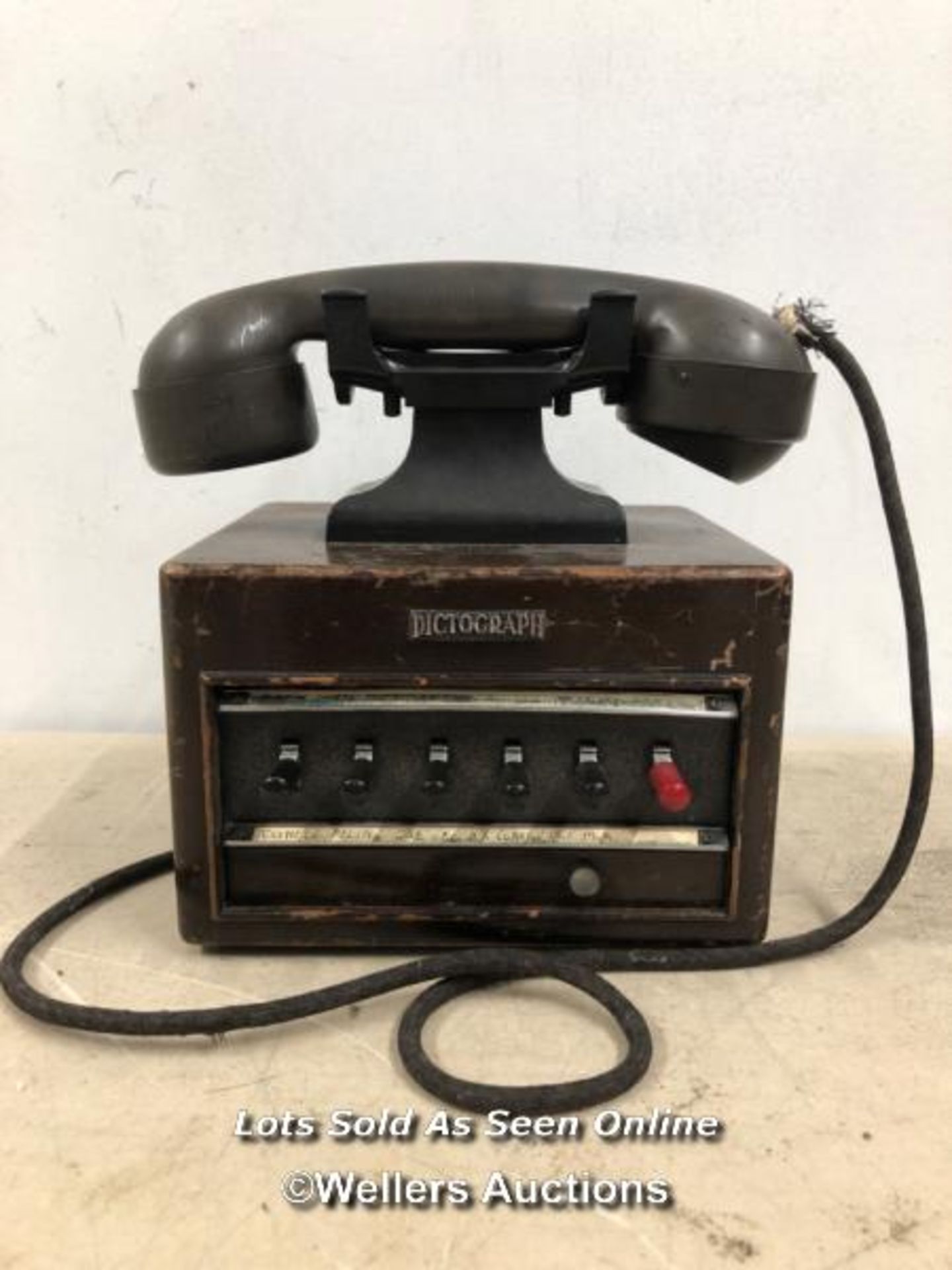 VINTAGE DICTOGRAPH TELEPHONE