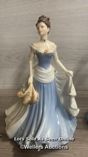 FOUR COALPORT FIGURINES - BARBARA ANN, VICTORIA, THE ROYAL BALL AND LAUREN - Image 4 of 9
