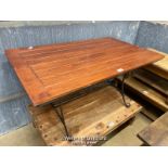 *INDOOR/OUTDOOR TABLE - 75CM H X 152CM L X 90.5CM W