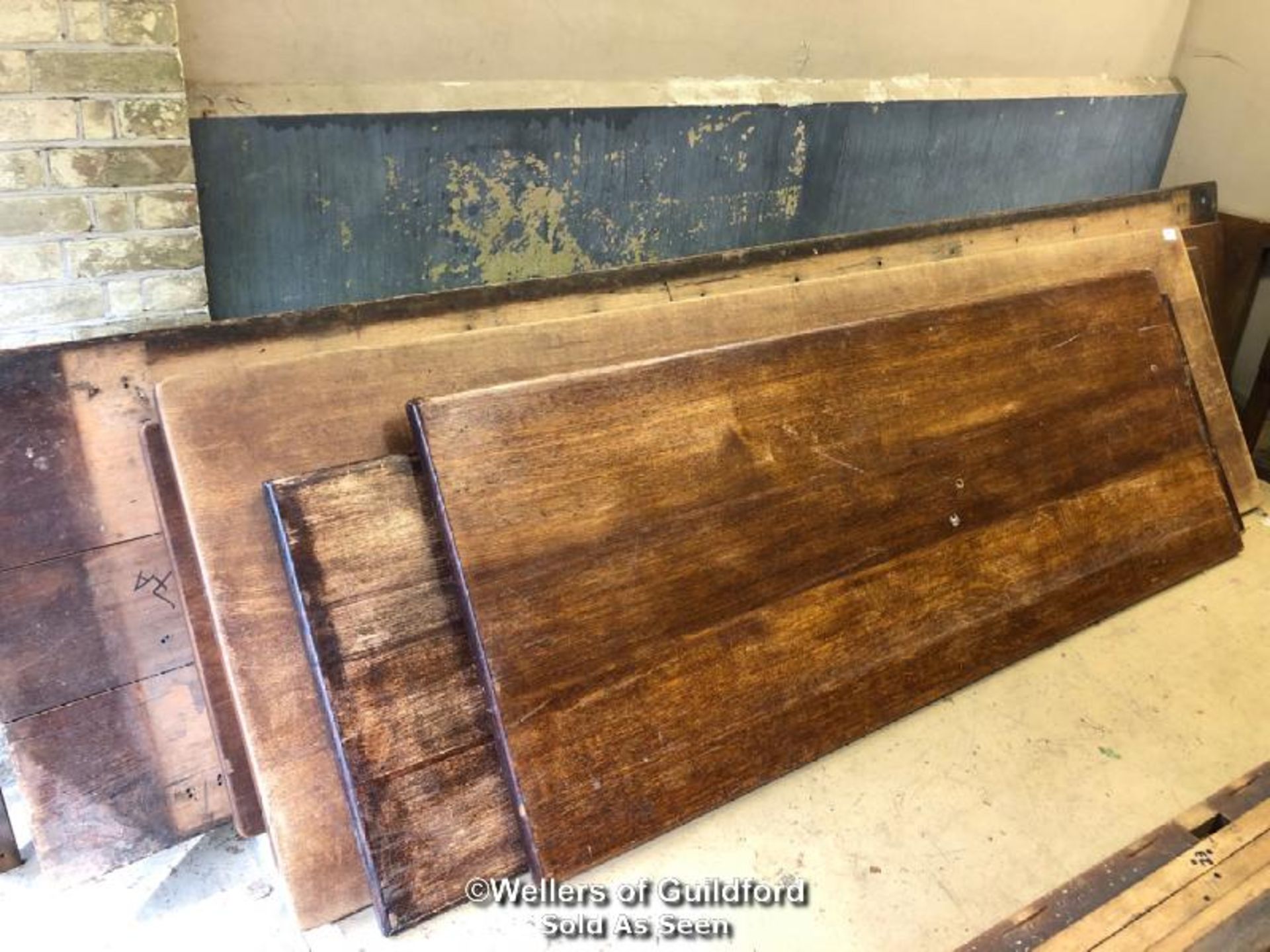 *X12 REFECTORY TABLE TOPS - LONGEST TOP 397CM L X 87CM W