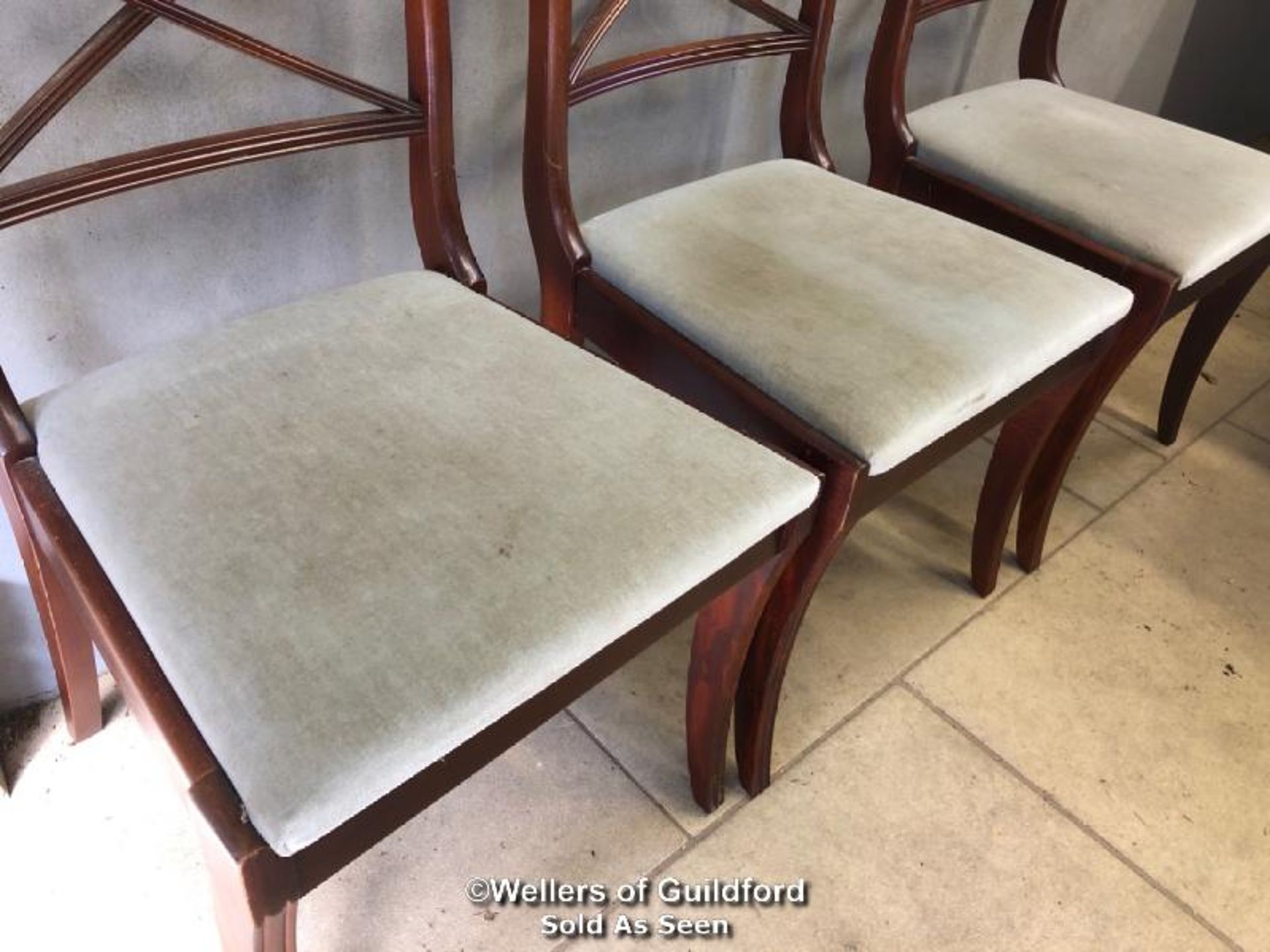 *X3 DINING CHAIRS - 86CM H X 50CM W X 44CM D - Image 3 of 4