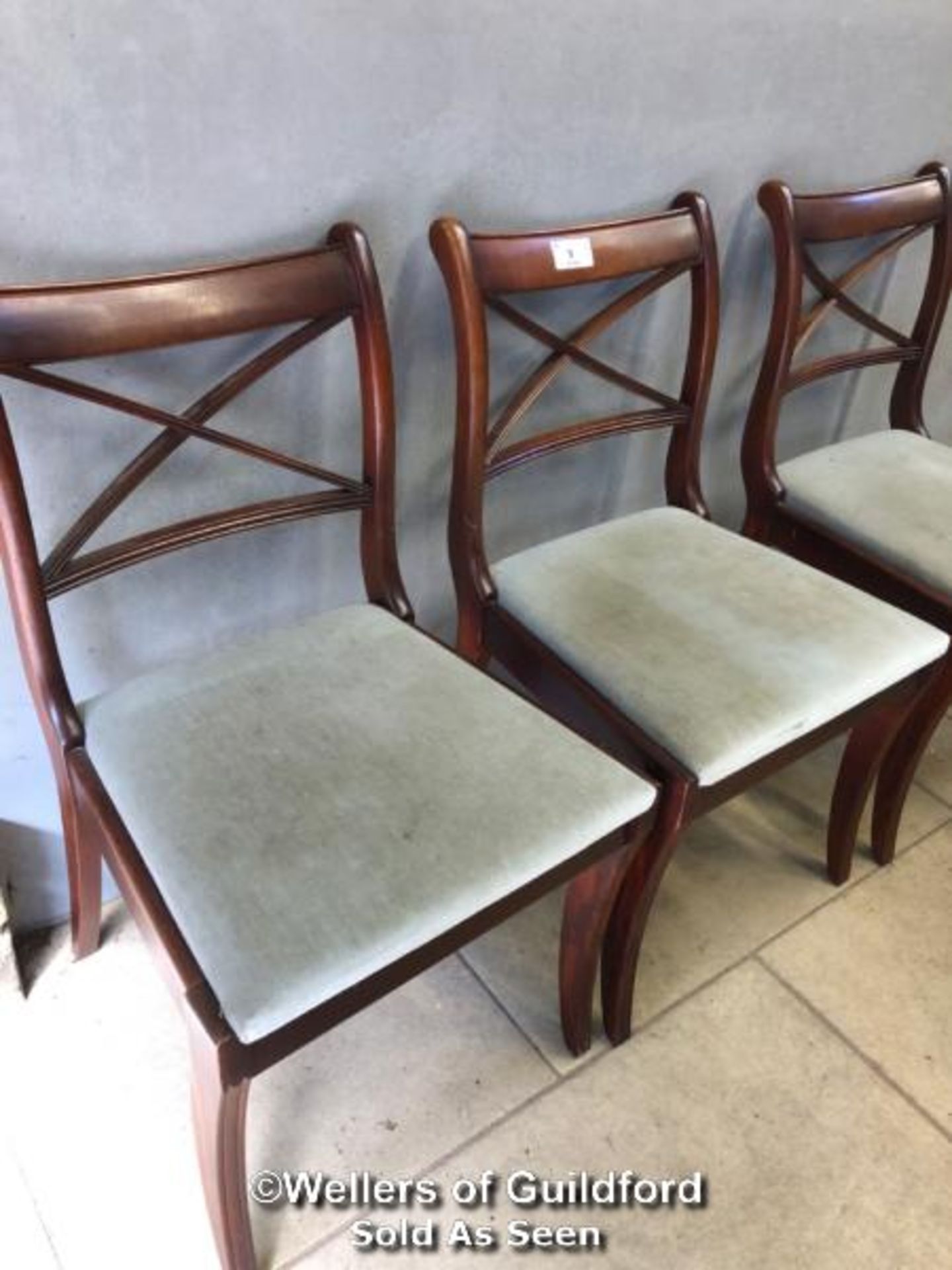 *X3 DINING CHAIRS - 86CM H X 50CM W X 44CM D - Image 2 of 4