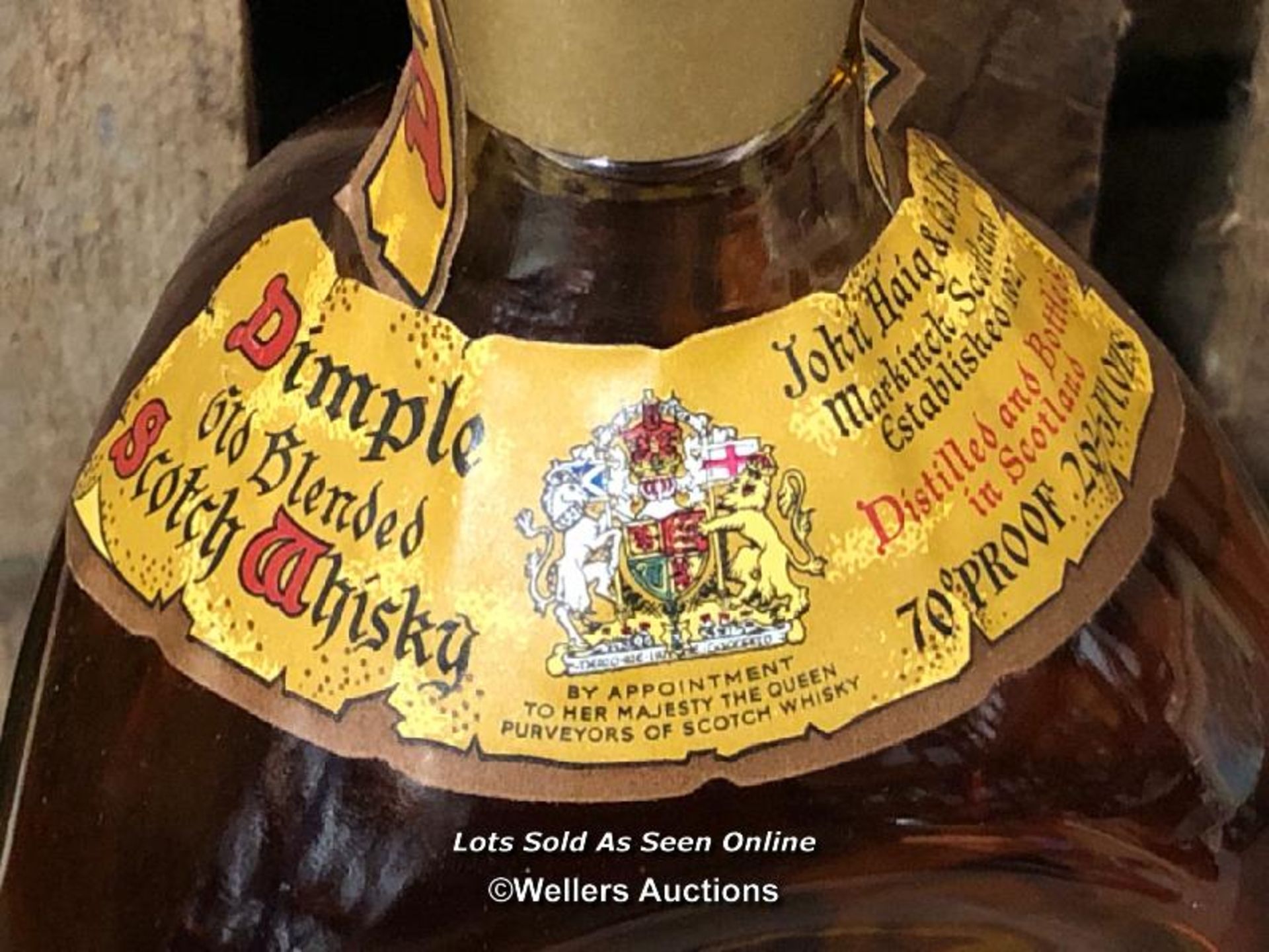 JOHN HAIG & CO. DIMPLE OLD BLENDED SCOTCH WHISKY, BOTTLED 1970'S, 75.7CL, 35% ABV, WITH ORIGINAL BOX - Image 4 of 6