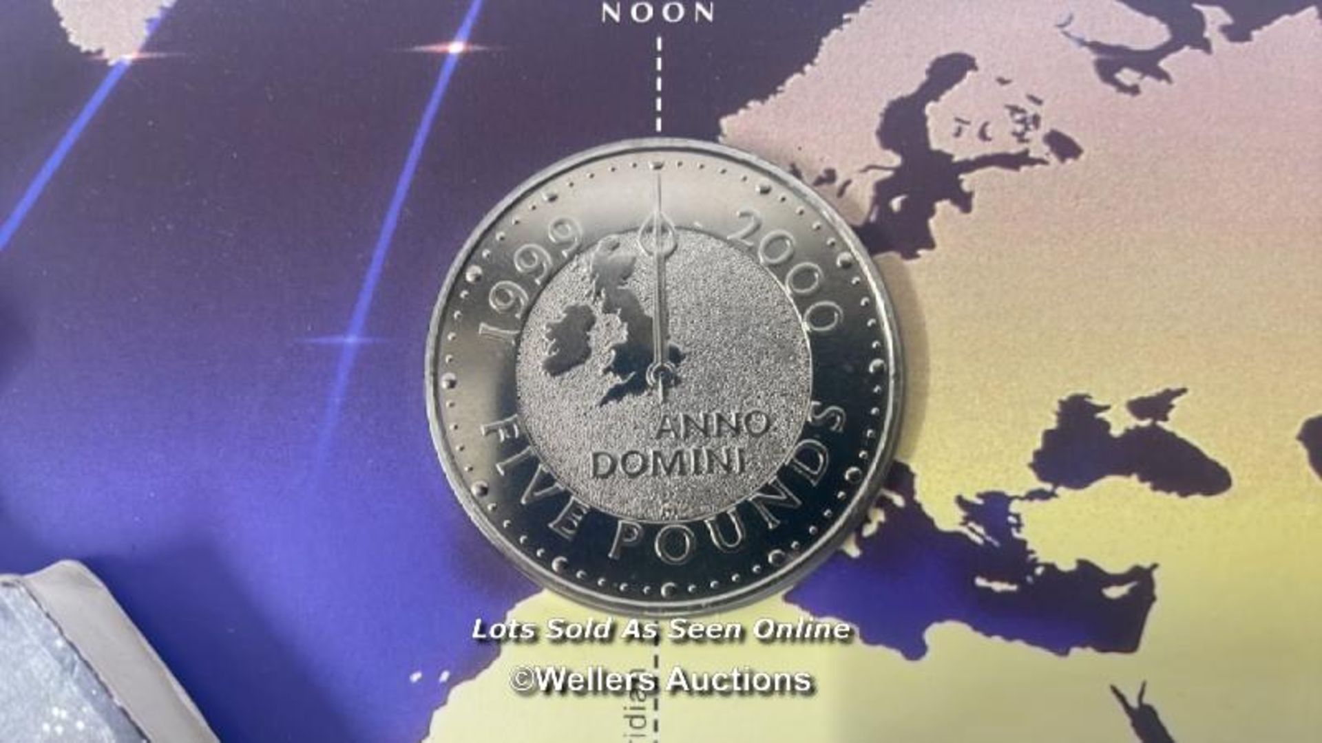 THE ROYAL MINT TITANIC SILVER PROOF £5 COIN NO.0642 AND ROYAL MINT MILLENIUM £5 COIN - Image 7 of 8