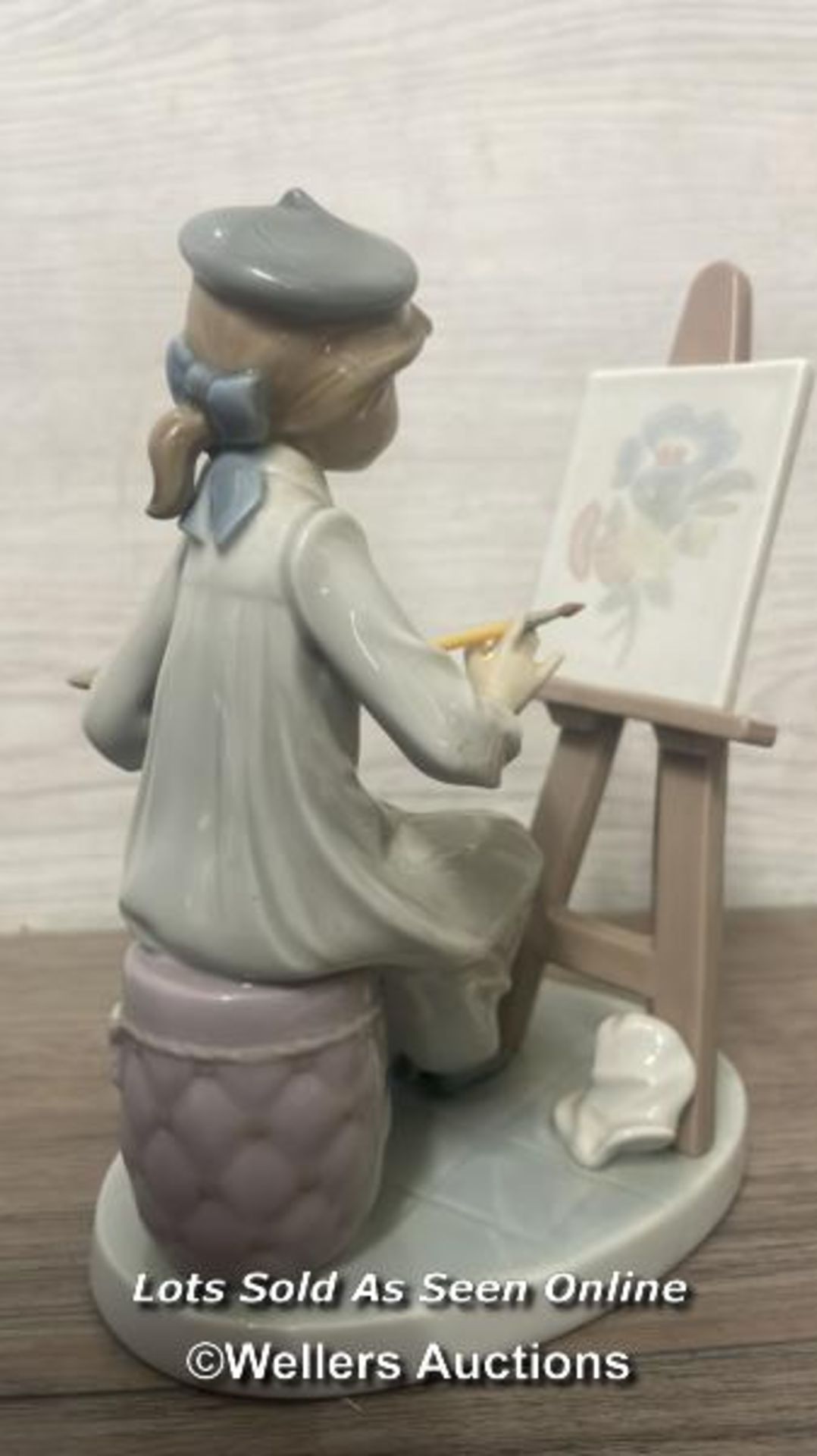 LLADRO FIGURE "YOUNG PAINTER" NO. 5.363, 17CM HIGH, OVERALL GOOD CONDITION, BOXED - Bild 2 aus 11