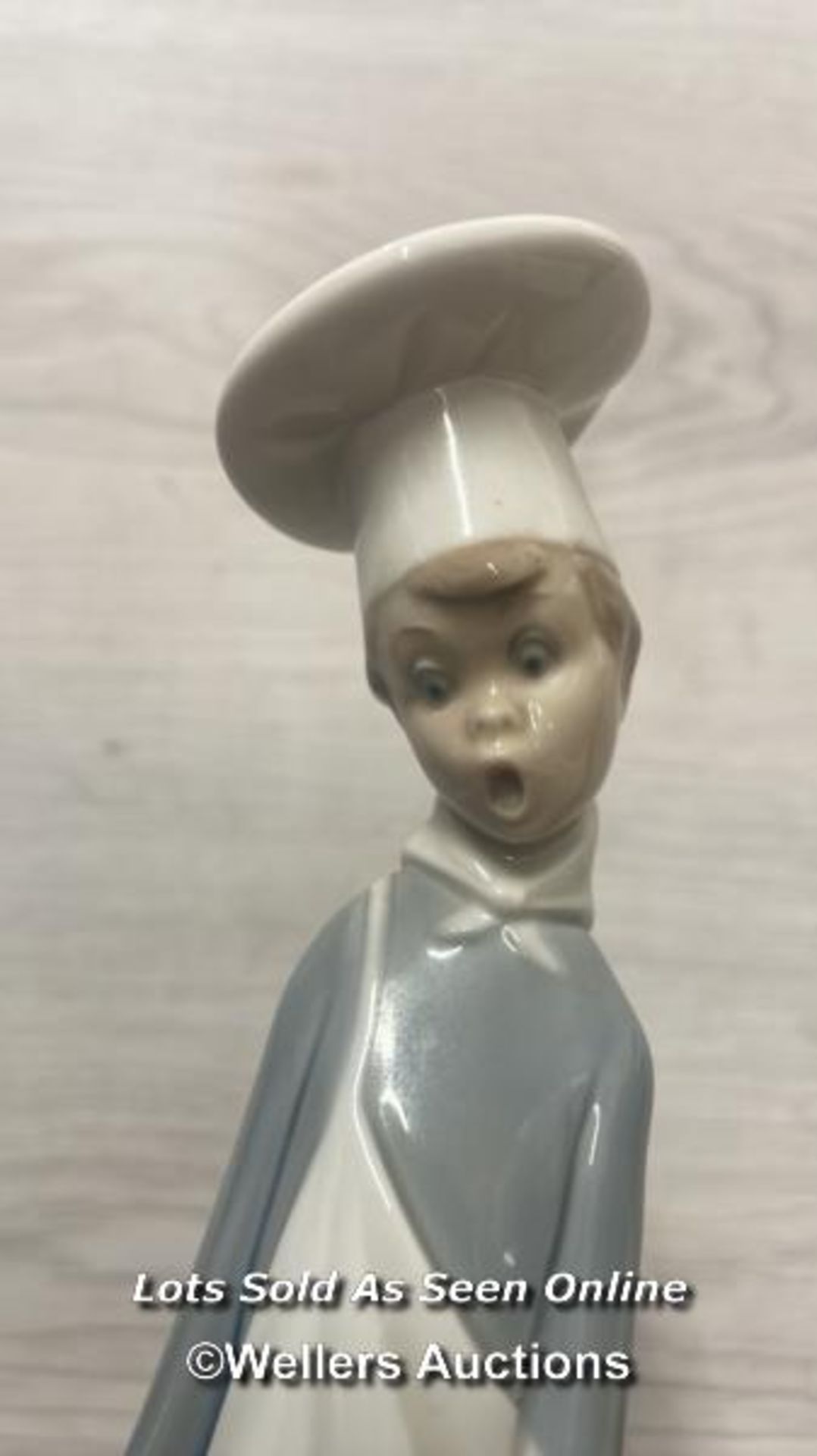 LLADRO - BRILLO FIGURE NO. 01004608 "COOK IN TROUBLE" , 25CM HIGH, OVERALL GOOD CONDITION, BOXED - Image 2 of 7