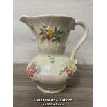 MAILING WARE LUSTRE JUG, 9" TALL IN EXCELLENT CONDITION