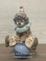 LLADRO FIGURE "HAVING A BALL" NO. 5813, OVERALL GOOD CONDITION, 18CM HIGH, BOXED