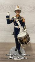 MICHAEL J SUTTY HAND PAINTED PORCELAIN FIGURE, BUGLER, ROYAL MARINES 1989, MODEL NO. 22 LIMITED