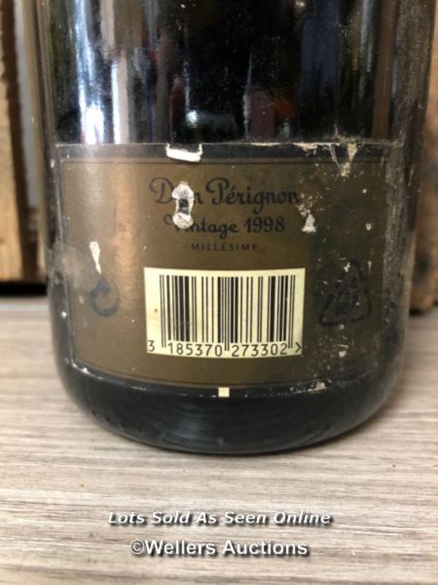 MOET ET CHANDON A EPERNAY DOM PERIGNON CHAMPAGNE, 1998 VINTAGE, 12.5% VOL, 750ML - Bild 4 aus 5