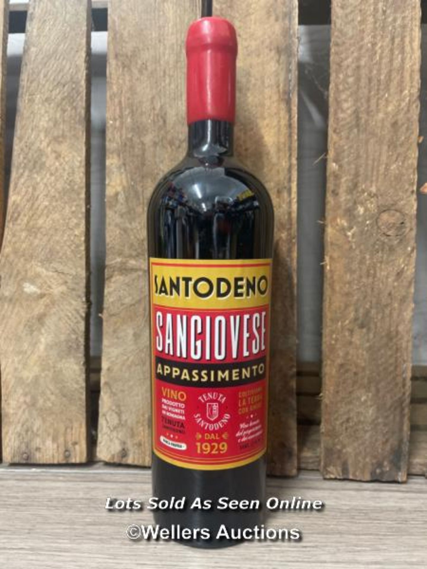 SANTODENO SANGIOVESE APPASSIMENTO RED WINE 2019, 14% VOL, 750ML