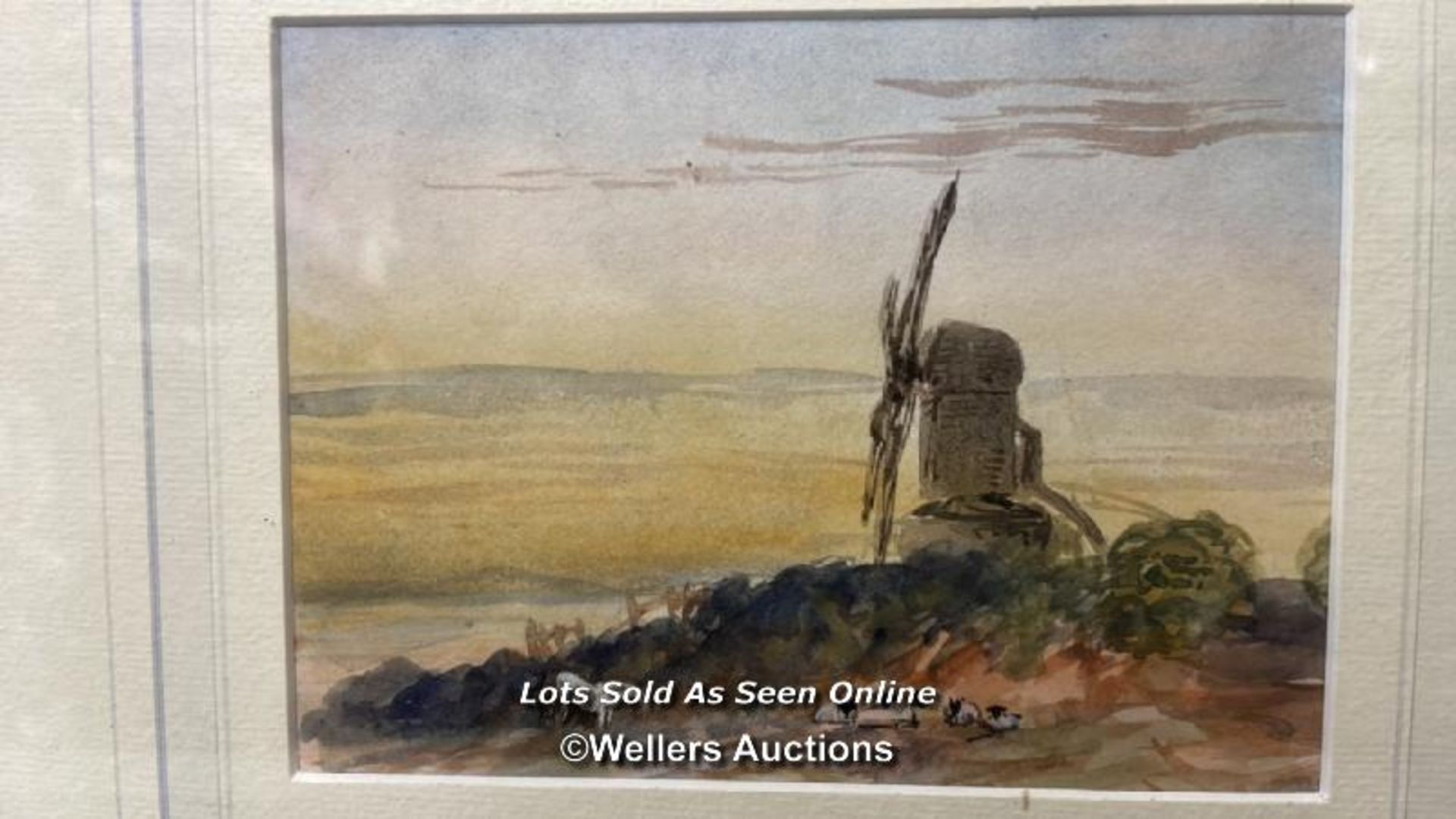 *DAVID COX JNR (1809-1885) TWO FRAMED WATERCOLOURS "NEAR TUNBRIDGE WELLS" 45 X 26CM, SIGNED AND "A - Bild 8 aus 10