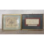 *RAYMOND DE LA FAGE (1656-1684) BAROQUE FRENCH ARTIST, THREE FRAMED PICTURES (ONE DOUBLE SIDED) "