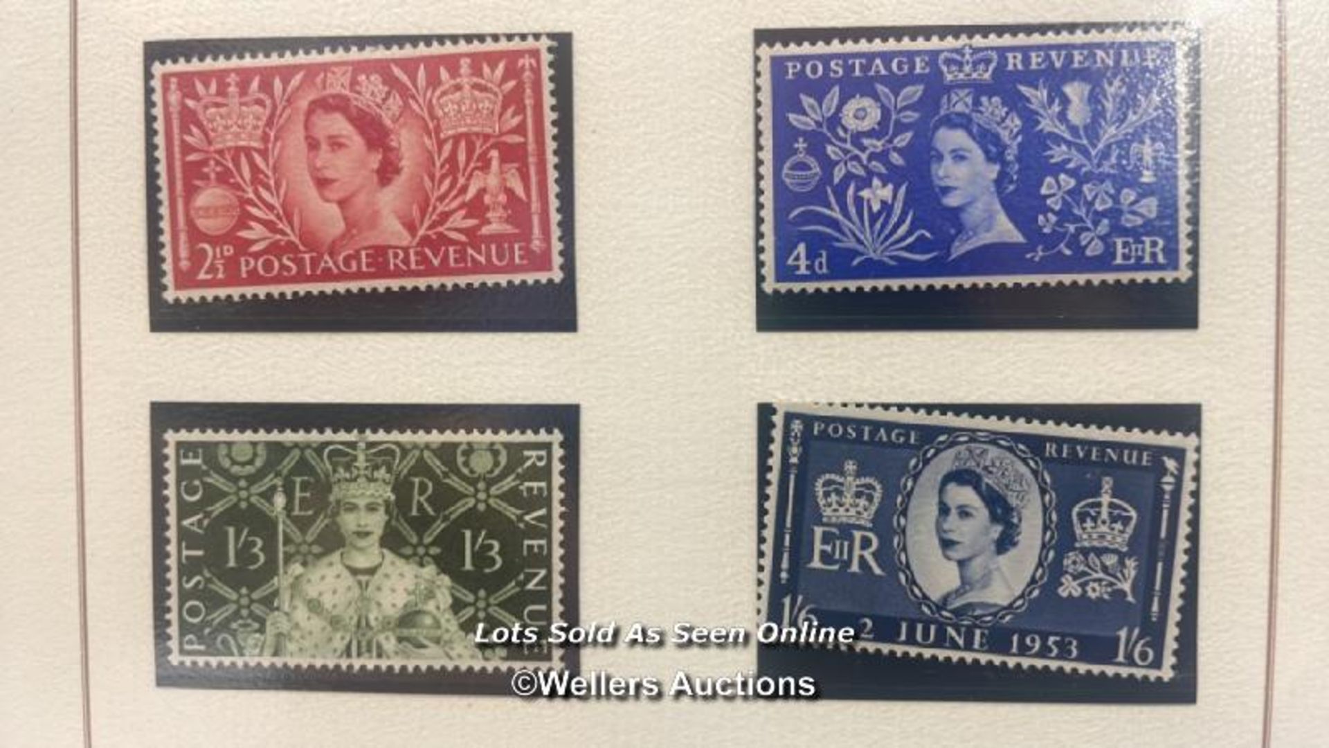 HARRINTON & BYRNE THE UNITED KINGDOM UNMOUNTED MINT 1953 CORONATION STAMP COLLECTION - Image 2 of 4