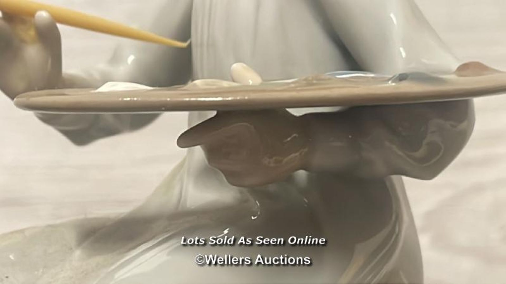 LLADRO FIGURE "YOUNG PAINTER" NO. 5.363, 17CM HIGH, OVERALL GOOD CONDITION, BOXED - Bild 7 aus 11