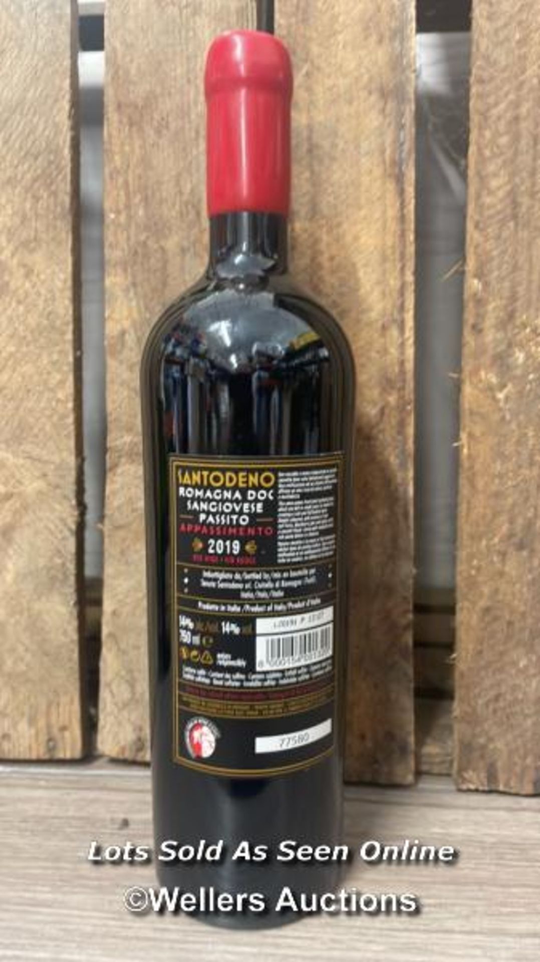 SANTODENO SANGIOVESE APPASSIMENTO RED WINE 2019, 14% VOL, 750ML - Image 2 of 2