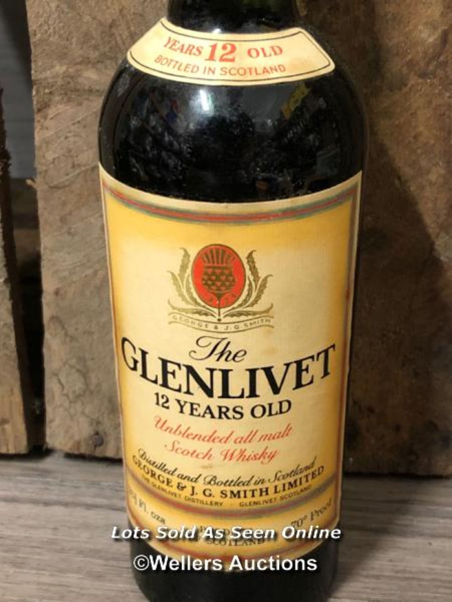 THE GLENLIVET 12 YEAR OLD UNBLENDED ALL MALT SCOTCH WHISKY, 75.7CL, 35% ABV - Bild 3 aus 5