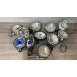 VINTAGE AUTOMOTIVE - ELEVEN ASSORTED CIRCULAR HEADLIGHTS INCLUDING WIPAC AND FARLIGHT