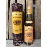 GLENMORANGIE 10 YEARS OLD SINGLE MALT SCOTCH WHISKY, 700ML, 40% VOL, WITH BOX