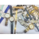 ASSORTED OLD AND MODERN WATCHES INCLUDING LUI, AVIA, LORUS, PULSAR AND RONSON (23)