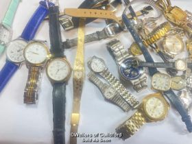 ASSORTED OLD AND MODERN WATCHES INCLUDING LUI, AVIA, LORUS, PULSAR AND RONSON (23)