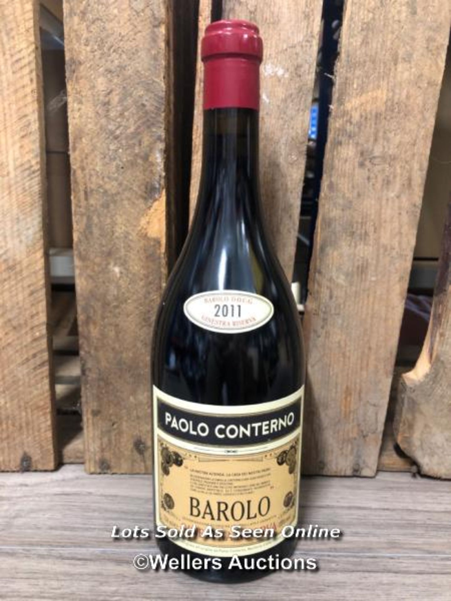 2011 PAOLO CONTERNO BAROLO, GINESTRA RISERVA, 750ML, 15% VOL