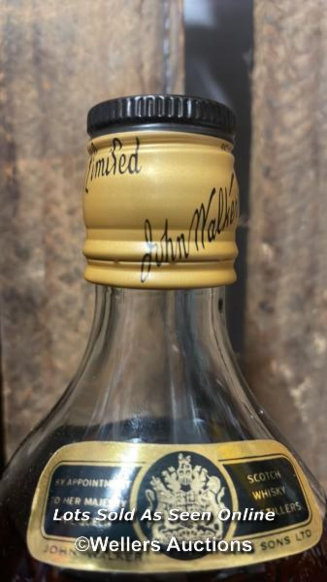 JOHNNIE WALKER BLACK LABEL 12 YEAR OLD OLD SCOTCH WHISKY, 40% VOL, 75CL, BOXED - Bild 3 aus 4