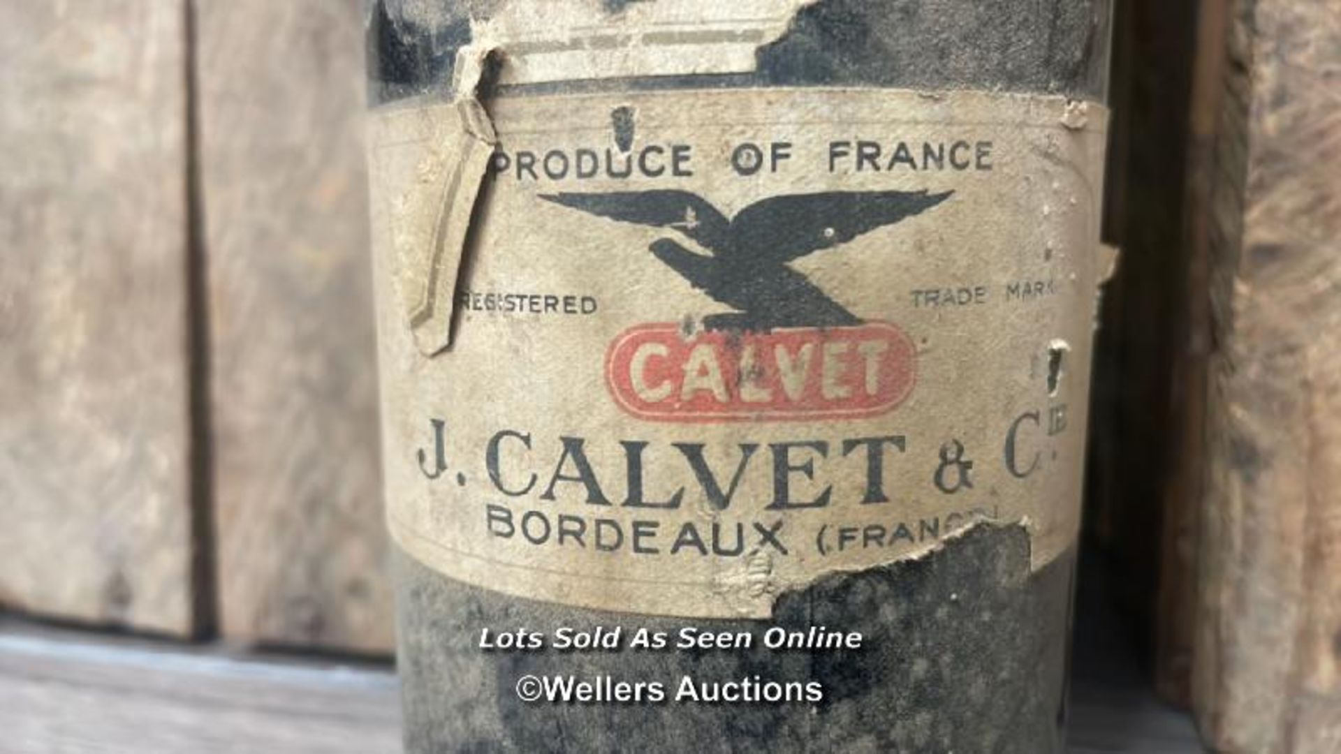 VINTAGE J.CALVET BORDEAUX, 75CL, YEAR UNKNOWN - Bild 2 aus 4