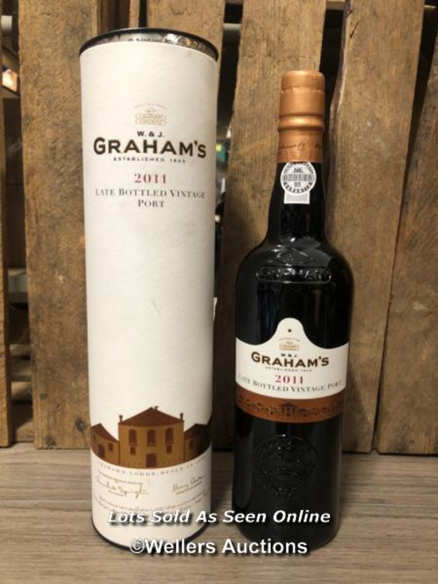 2011 W. & J. GRAHAM'S LATE BOTTLED VINTAGE PORT, 750ML, 20% VOL