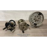 THREE VINTAGE FISHING REELS BY EVEREADY