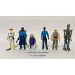 Vintage Star Wars The Empire Strikes back lot of 3 3/4" figures to include Two Lando Calrissian -