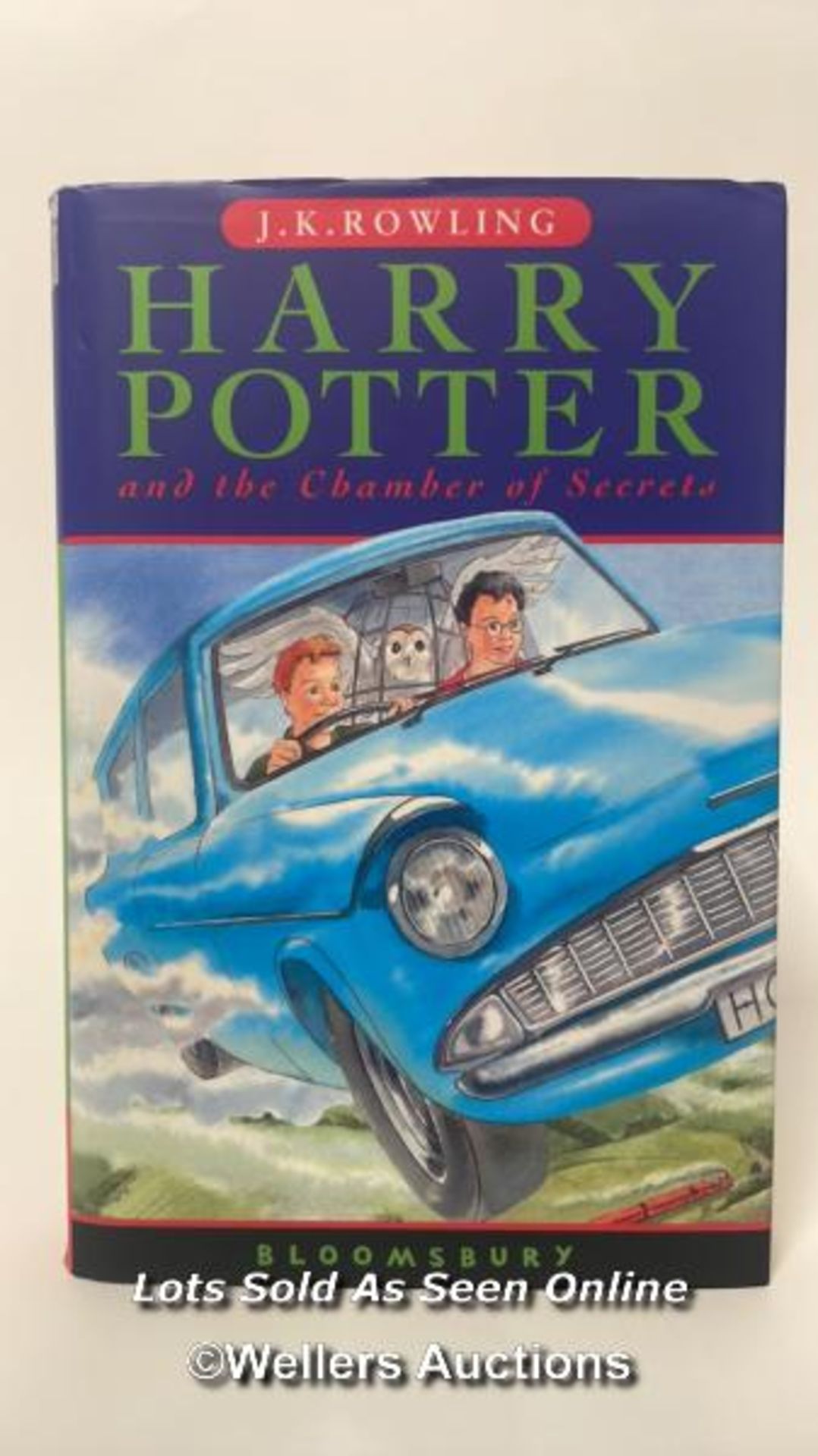 *Harry Potter - J.K. Rowling signed Harry Potter and the Chamber of Secrets, Bloomsbury 1998,